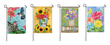 SPRING FLAGS W/STAND