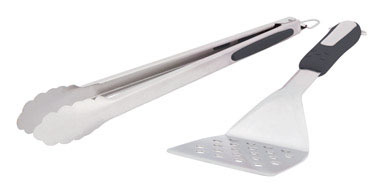 Bbq Spatula & Tongs Ss