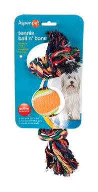 Tennis Ball N Bone Toy