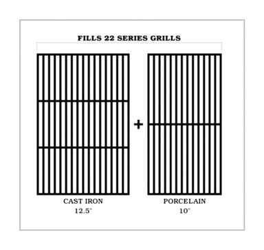 GRILL GRATE SET 22SERIES