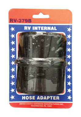 Sewr Hose Adapter Blk 3"