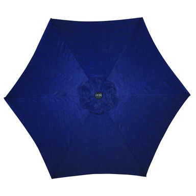 UMBRELLA 9FT NAVY 6RIB