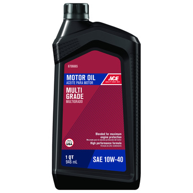 MOTOR OIL 10W40 QT ACE