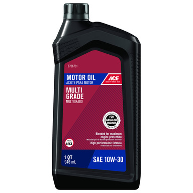 MOTOR OIL 10W30 QT ACE