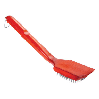 Grill Brush 18" Wood