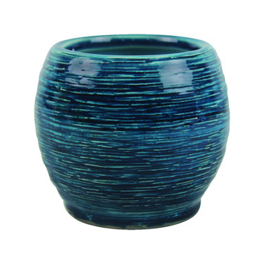 CANDLE HOLDER 3.5" BLUE