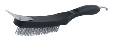 GRILL BRUSH W/ SCRAPER