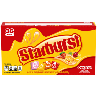 CANDY STARBURST FRT CHWS