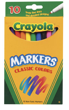 Crayola Fine Line Markrs