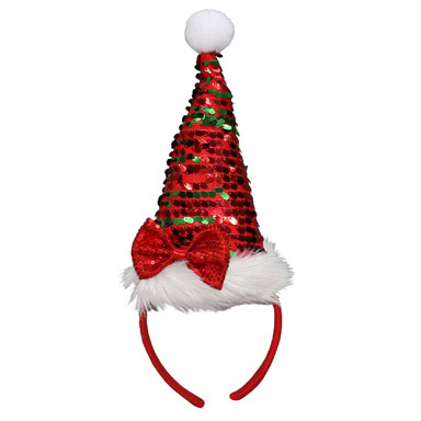 SANTA HAT SEQ HEADBAND