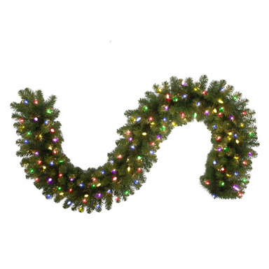 MIX PINE GARLAND 9FT MC