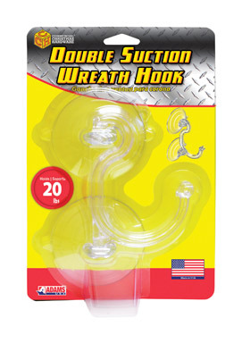 Wreath Hook Dbl Suction