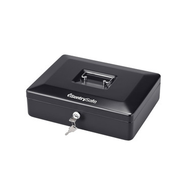 CASH BOX KEYED STEEL BLK