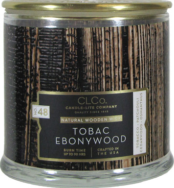 JAR CANDLE TOBAC EBONYWD