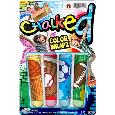 SIDEWALK CHALK 4Y+4PC