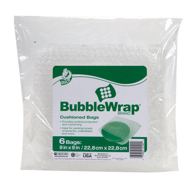 Bubble Bags 9"x9" Pk/6