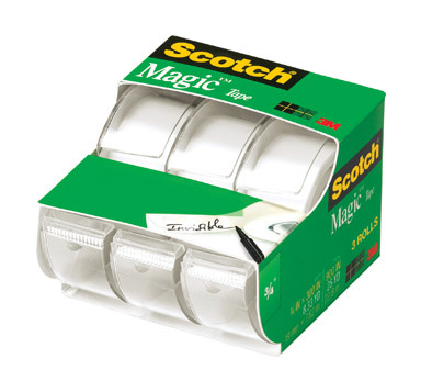 MAGIC TAPE 3/4X300"PK3