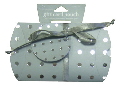 POUCH GC SILVER DOTS