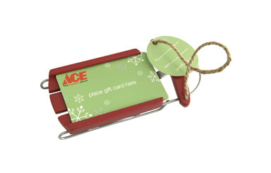 GIFT CARD HOLDER SLED