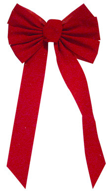 Bow Red Velvet Glittr