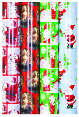 WRAP SANTA SNOWMN 40SF