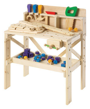 KIDS WOOD WORKBENCH