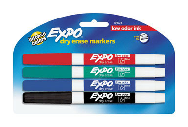 Expo Dry Erasemarker 4ct