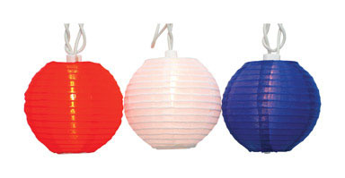 PATRIOTIC LANTERN 10LGHT