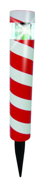 SOLAR CANDYCANE BOLLARD