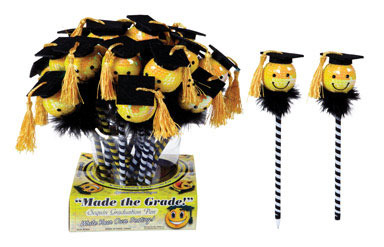 GRAD SMILEY SEQUIN PEN