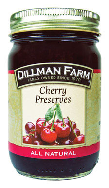 CHERRY PRESERVES 16 OZ.