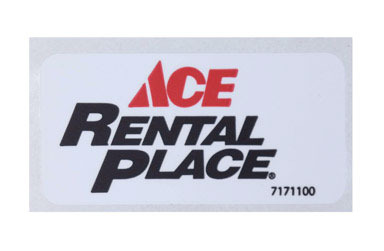 RENTAL PLACE DECAL 1X2