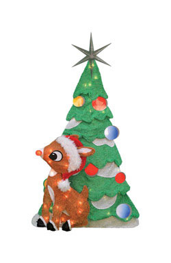 PRELIT RUDOLPH 2D 32"