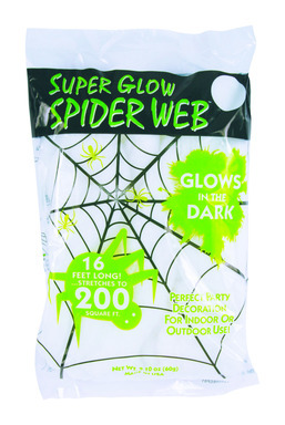 GLOW IN DARK SPIDERWEB