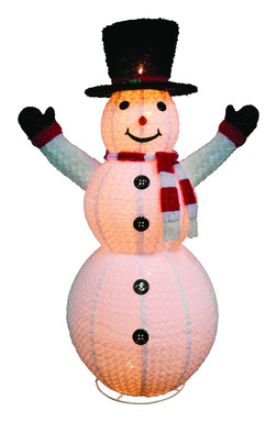 CHENILLE SNOWMAN 72"