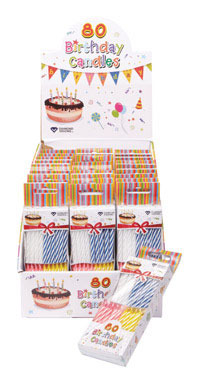 BIRTHDAY CANDLES 80CT