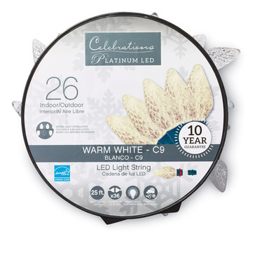 Pltnm Led C9 Reel 25 Clr