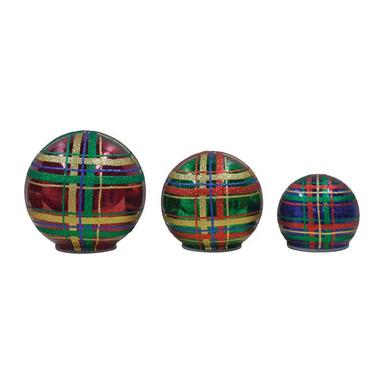 MULTI PLAID SPHERE SET