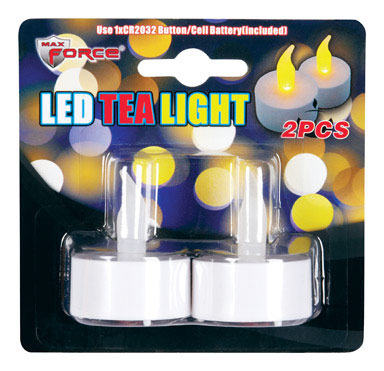 FLAMELESS TEA LIGHT 2PK