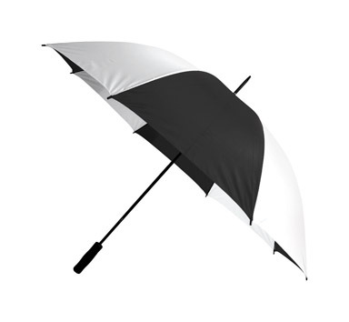 GOLF UMBRELA BLK/WHT 60"