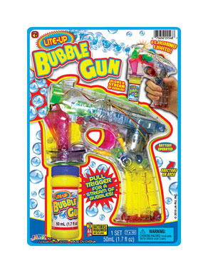 LITE UP BUBBLE GUN