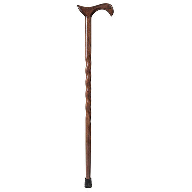 DRBYHNDL TWSTOAK CANE34"