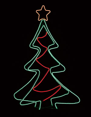 LED 3D NEONFLEX TREE 60"