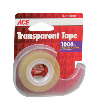 TRANSPRNT TAPE1/2X1000