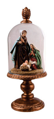 RESIN HOLY FAMILY 13.7"