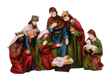 RESIN NATIVITY SET18.11"