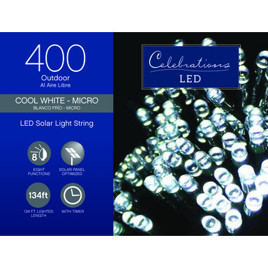 SOLAR LED MICRO CW 400CT