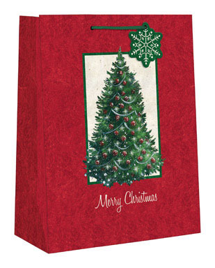 NS GIFTBAG XMAS TREE SM