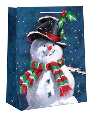 NS GIFTBAG SNOWMAN SM