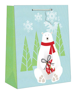 NS GIFTBAG POLAR BEAR SM